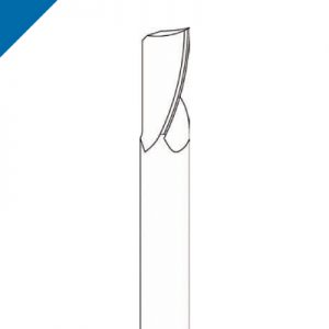HM110 - SINGLE FLUTE END MILLS - POLISHED CUTTING EDGE